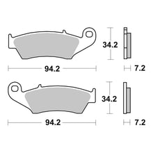 Load image into Gallery viewer, Brembo Prime Brake Pad Sinter Front 07KA17SD