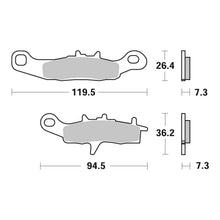 Load image into Gallery viewer, Brembo Prime Brake Pad Sinter Front 07KA22SD