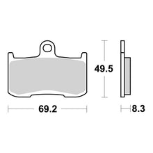 Load image into Gallery viewer, Brembo Xtra Brake Pad Sinter Front 07KA23SR