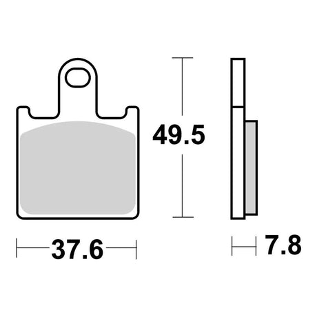 Brembo Prime Brake Pad Sinter Front 07KA28SA