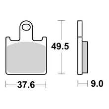 Load image into Gallery viewer, Brembo Xtra Brake Pad Sinter Front 07KA28SR