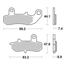 Load image into Gallery viewer, Brembo Prime Brake Pad Sinter Rear 07SU17SP