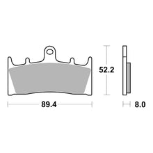 Load image into Gallery viewer, Brembo Prime Brake Pad Sinter Front 07SU19SA