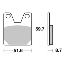 Load image into Gallery viewer, Brembo Prime Brake Pad Sinter Rear 07YA38SP