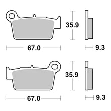 Load image into Gallery viewer, Brembo Prime Brake Pad Sinter Rear 07YA41SD