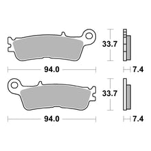 Load image into Gallery viewer, Brembo Prime Brake Pad Sinter Front 07YA55SD