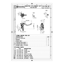 Load image into Gallery viewer, Brembo Upgrade Brake Master Cylinder RCS Corsacorta Front 110C74020