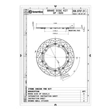 Load image into Gallery viewer, Brembo Brake Disc SS Xtra 320 mm