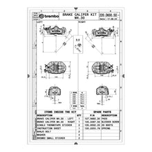 Load image into Gallery viewer, Brembo Upgrade Brake Caliper GP4 MS Front 220D60050