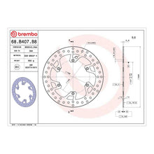 Load image into Gallery viewer, Brembo Prime Brake Disc Serie Oro Front 68B407B8