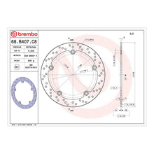 Load image into Gallery viewer, Brembo Prime Brake Disc Serie Oro Front 68B407D0