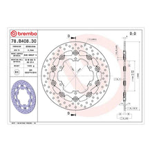 Load image into Gallery viewer, Brembo Prime Brake Disc Serie Oro Front 78B40830