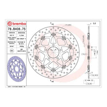 Load image into Gallery viewer, Brembo Prime Brake Disc Serie Oro Front 78B40875