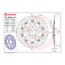 Load image into Gallery viewer, Brembo Prime Brake Disc Serie Oro Front 78B40881