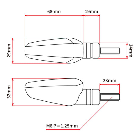 DRC 602 LED Flasher 12V (2 Pack) - Smoke