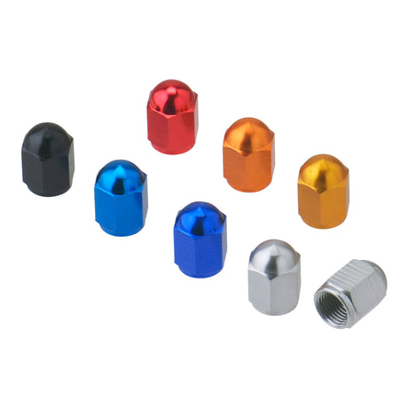 DRC Aluminium Valve Caps (2 Pack) - Black