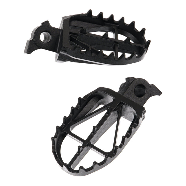 Zeta Wide Chromoly Ultra-Wide Foot Pegs - Yamaha YZ125 / YZ250 ('99-) / YZ250F /