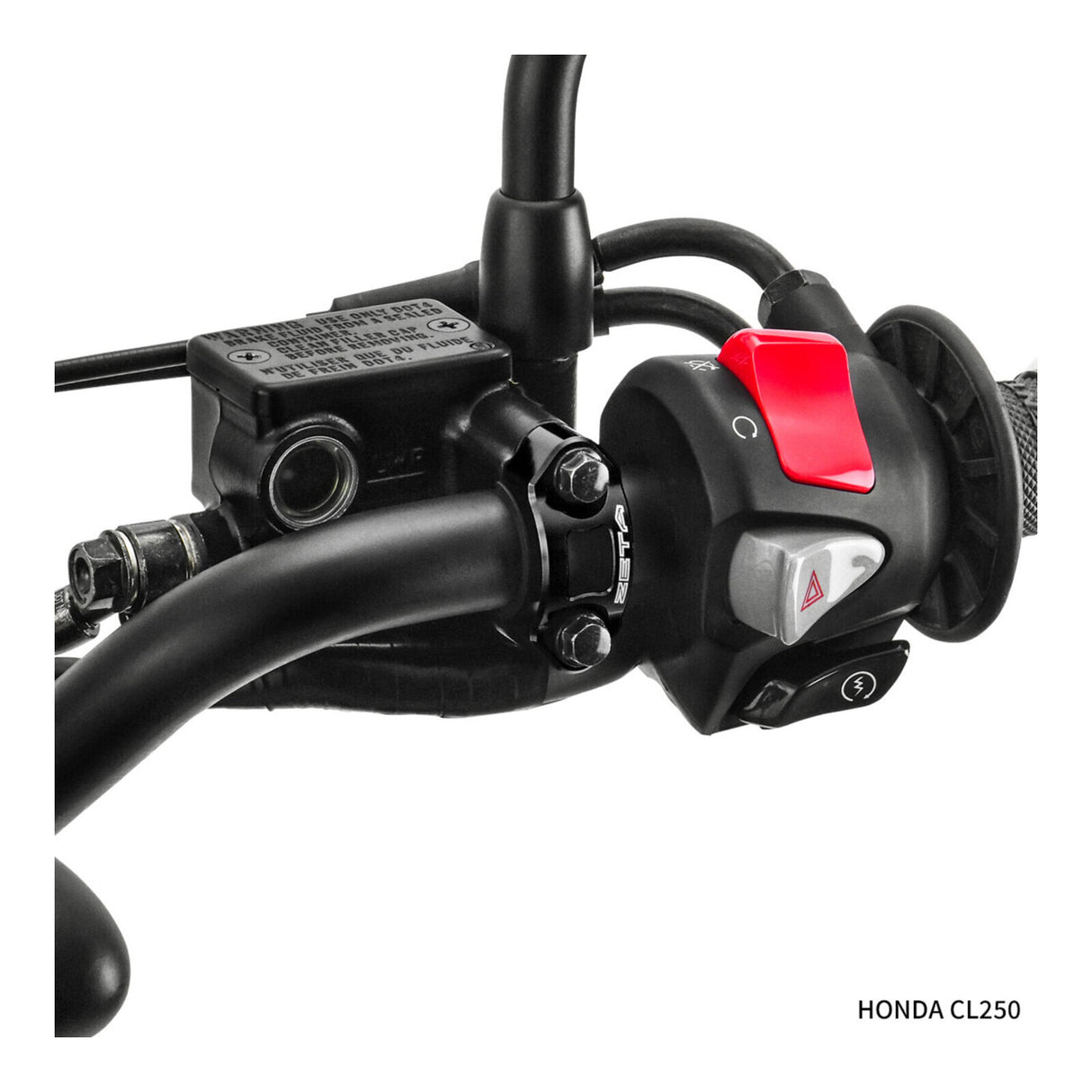 Zeta Rotating Bar Clamp - Clutch Side - Black