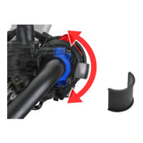 Zeta Rotating Bar Clamp - Clutch Side - Black