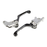 Zeta Pivot Lever Set CP 3-Finger - Suzuki DR250R / DR-Z400S / DR-Z400SM - Black