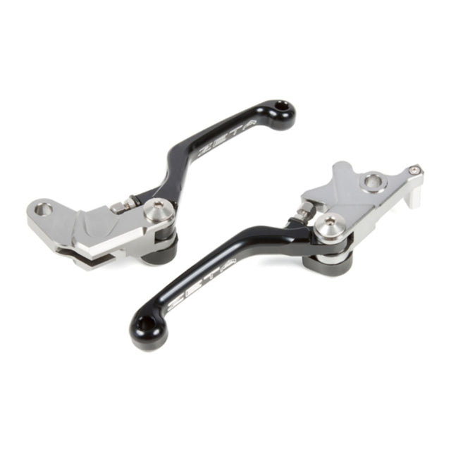 Zeta Pivot Lever Set CP 3-Finger - Suzuki DR250R / DR-Z400S / DR-Z400SM - Black