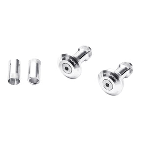 Zeta Bar End Plugs 29mm (2 Pack) - Silver
