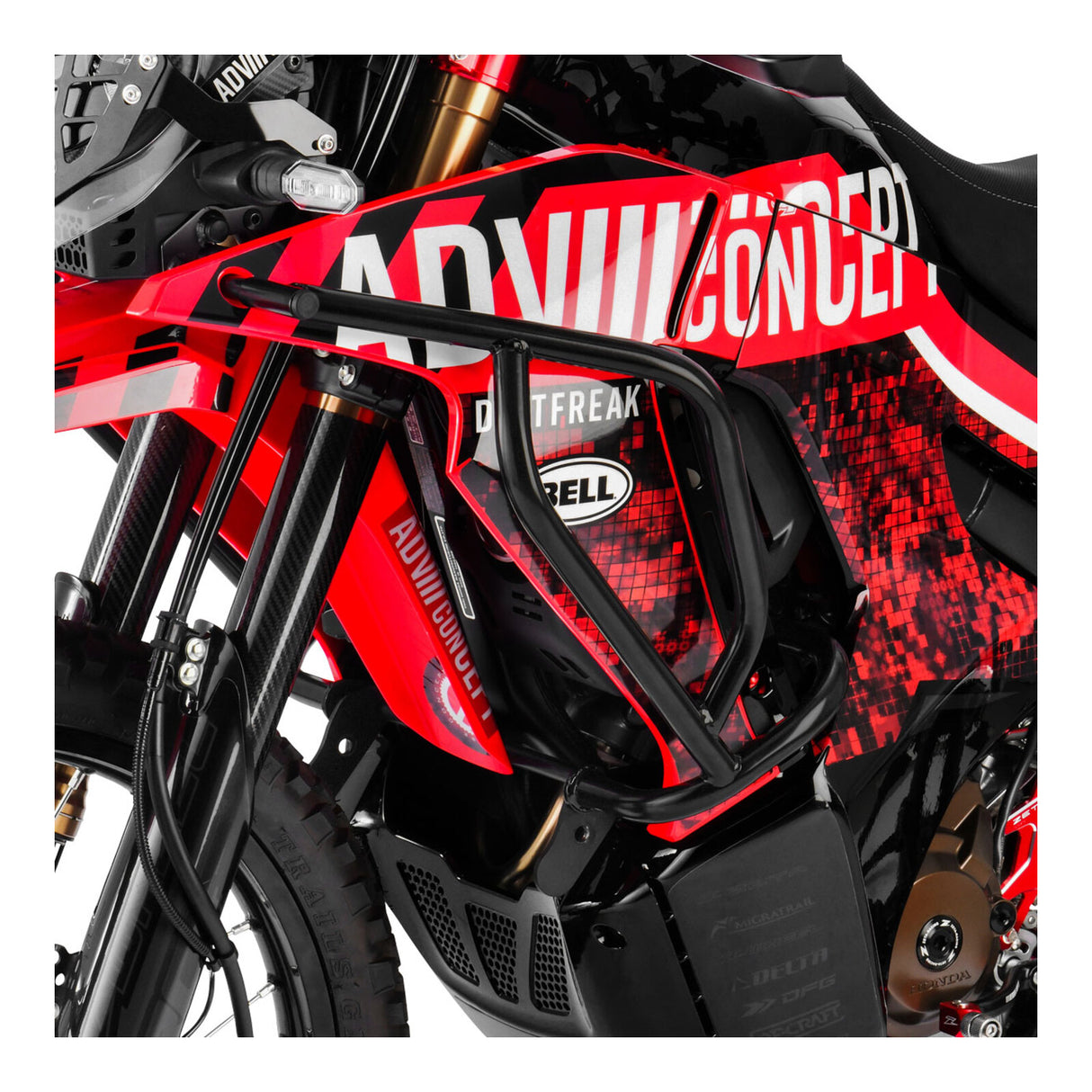Zeta Pipe Tank Guard- Honda CRF250 Rally/S '21-