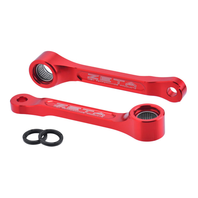 Zeta RSL Low Down Link -32mm - Honda CRF450R / CRF450RX ('21-) - Red