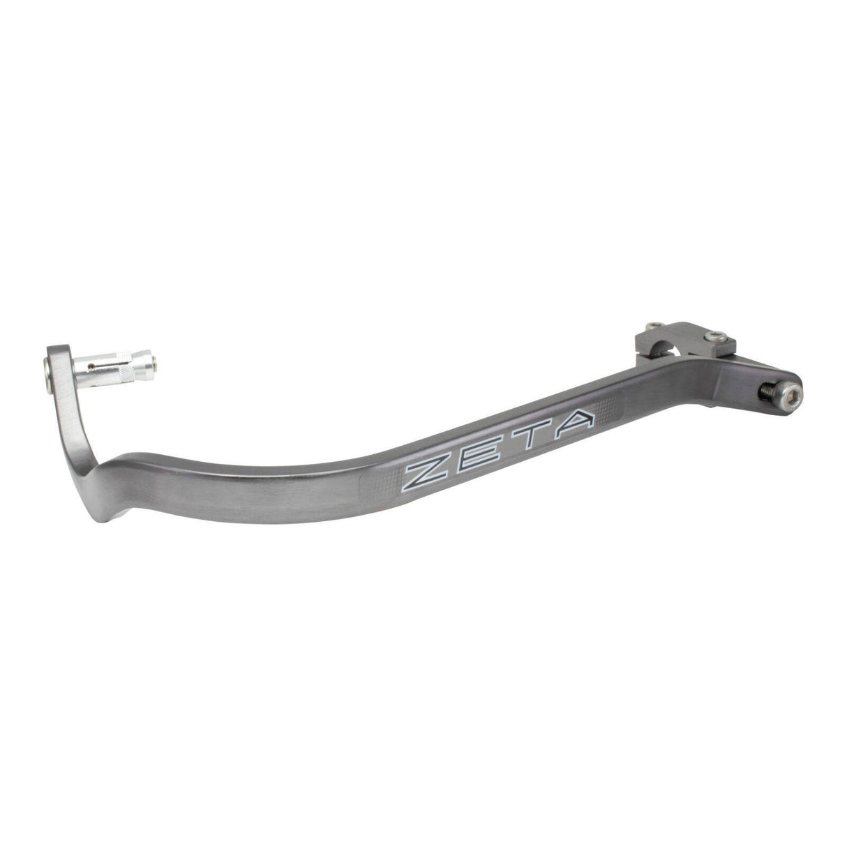 Zeta Armour Handguards Bent for 22.2mm Handlebars - Titanium