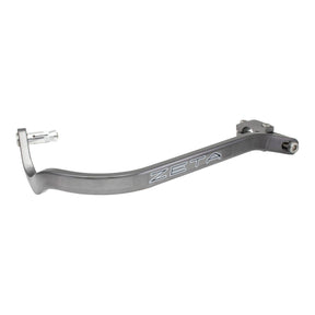 Zeta Armour Handguards Bent for 22.2mm Handlebars - Titanium