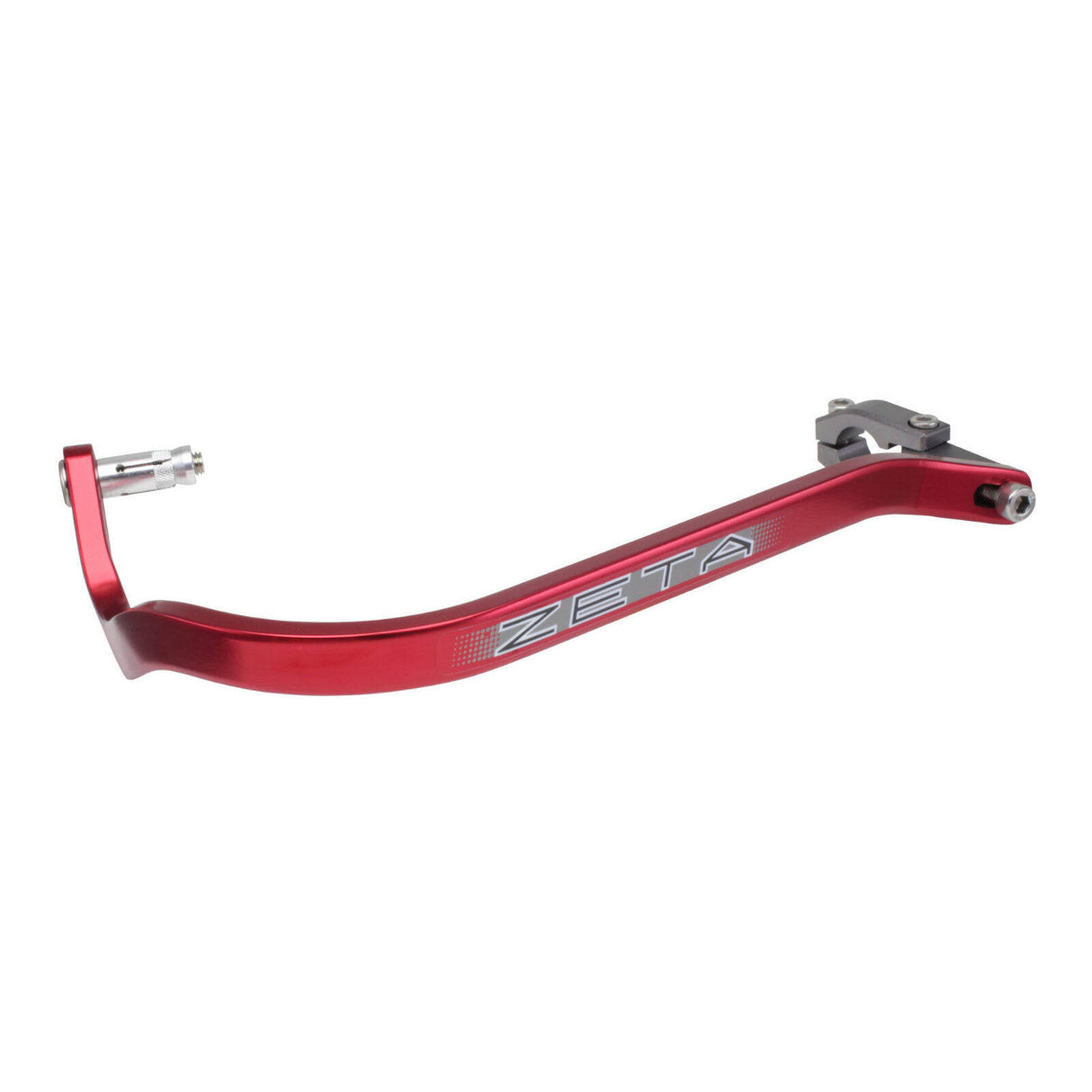 Zeta Armour Handguards Bent for 22.2mm Handlebars - Red