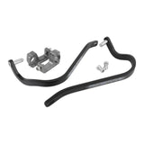 Zeta Armour Handguards Bent for 28.6mm Handlebars with U-Clamp - Black