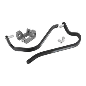 Zeta Armour Handguards Bent for 28.6mm Handlebars with U-Clamp - Black