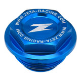 Zeta Rear Brake Reservoir Cover - Brembo KTM / Husqvarna / GasGas - Blue