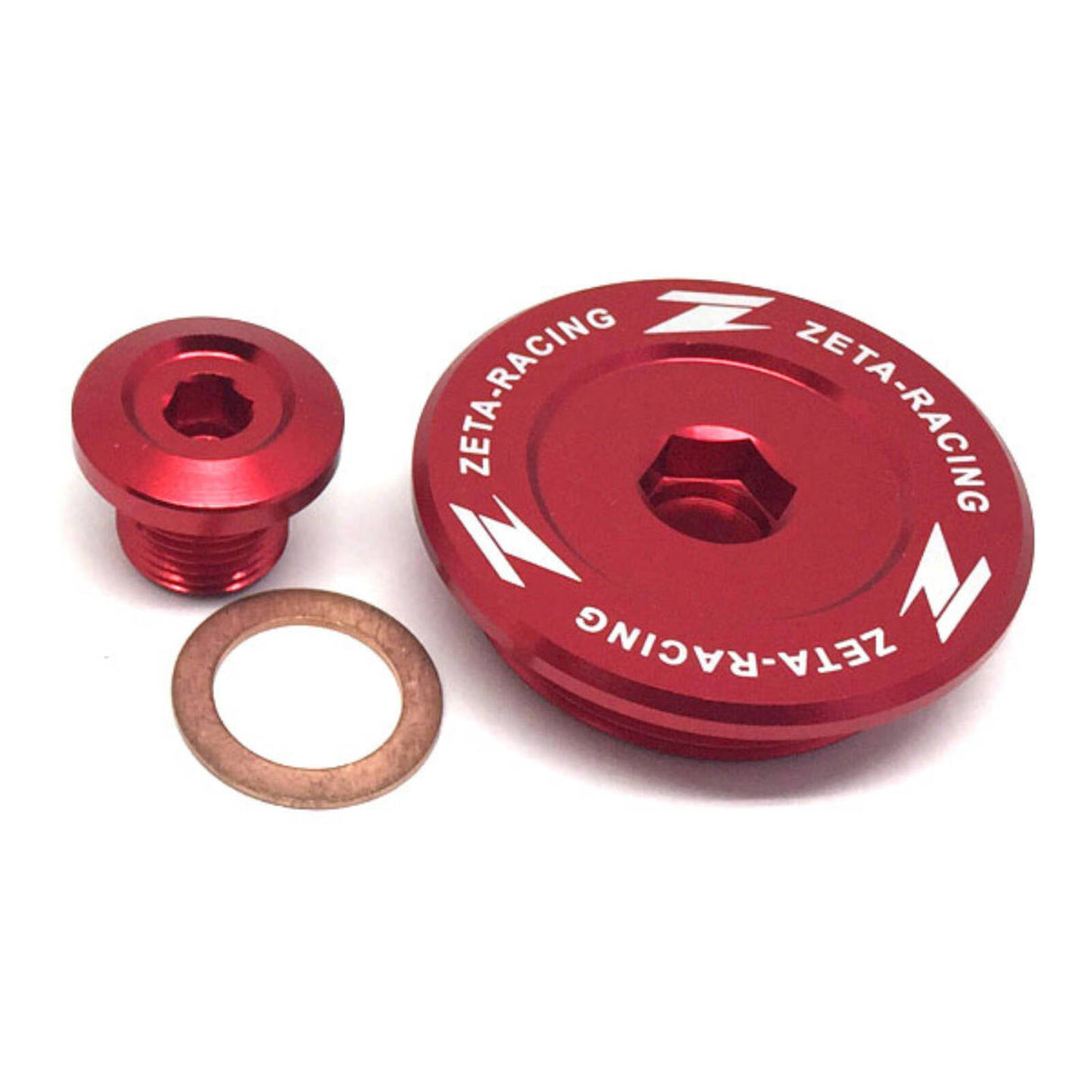 Zeta Engine Plug Set - Suzuki DR-Z400S / DR-Z400SM ('00-) - Red