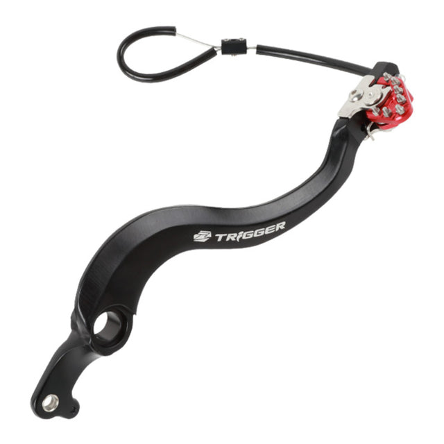 Zeta Trigger Brake Pedal - Honda CRF250R / CRF450R - Red
