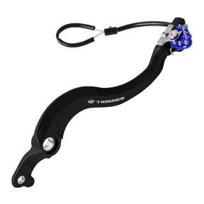Zeta Trigger Brake Pedal - Yamaha YZ125 / YZ250 / YZ250X - Blue