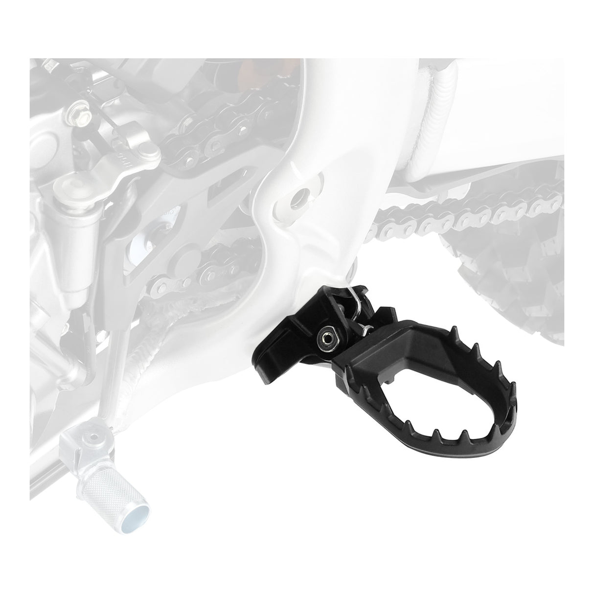 Zeta Max Foot Pegs - Honda CRF250R - Black
