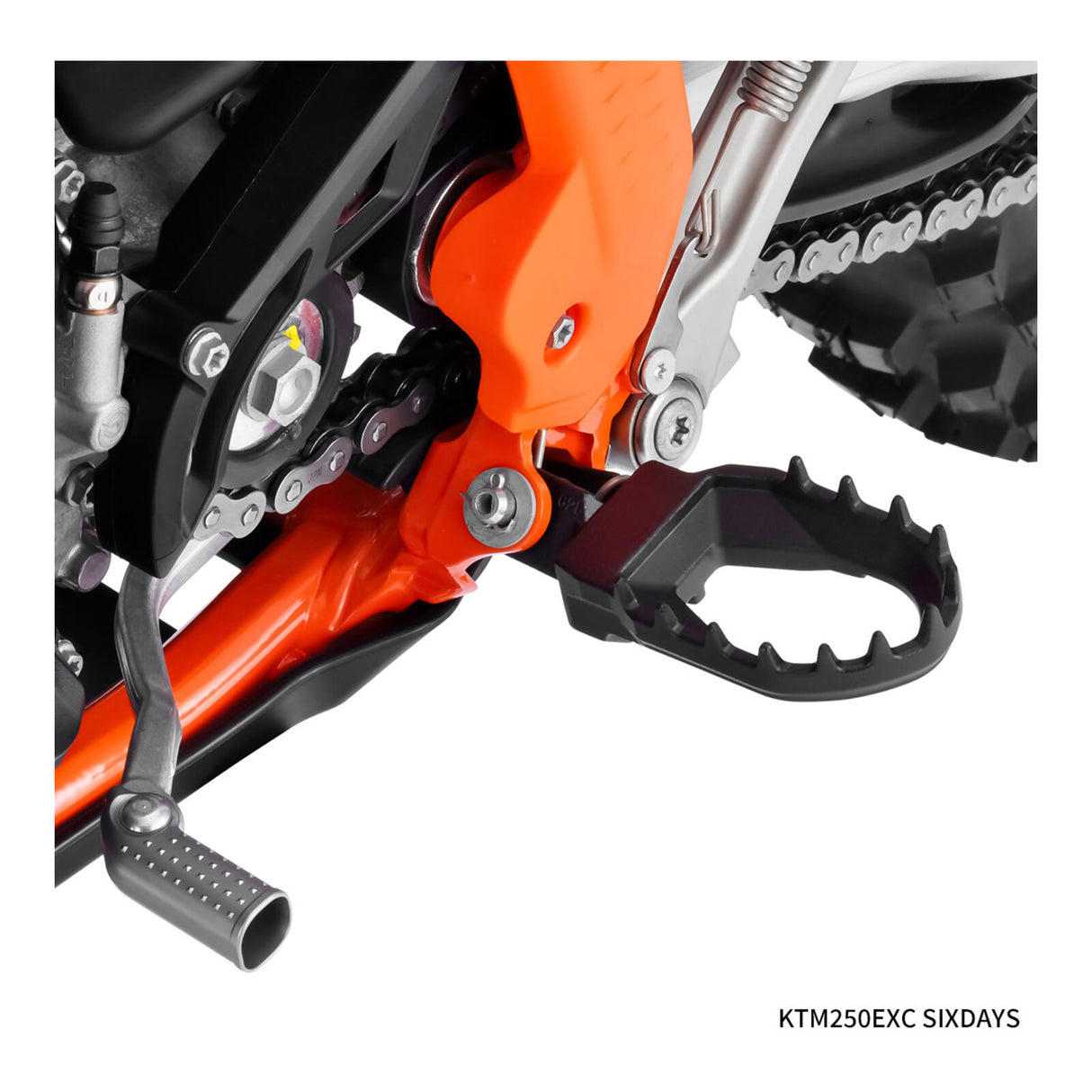 Zeta Max Foot Pegs - KTM - Black