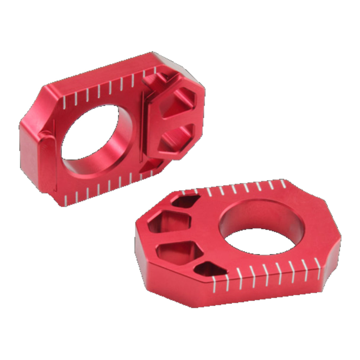 Zeta Rear Axle Block - Honda CRF250L / CRF250M / CRF250 Rally - Red