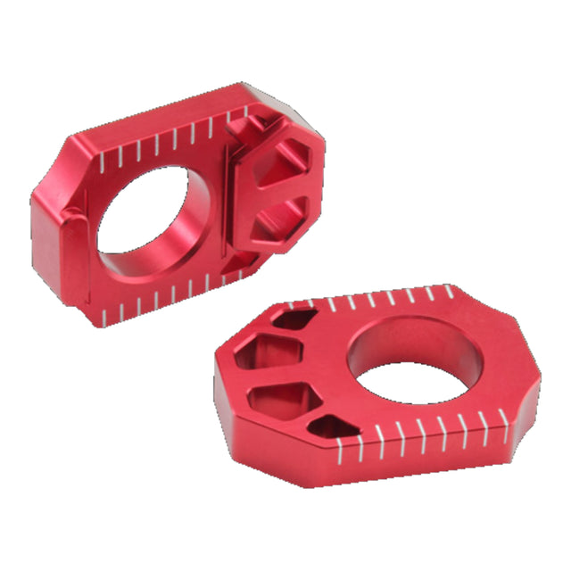 Zeta Rear Axle Block - Honda CRF250L / CRF250M / CRF250 Rally - Red