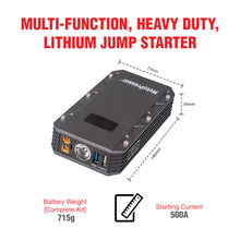 Load image into Gallery viewer, Rocky Creek Motopressor Motorcycle Jump Starter Kit 500A