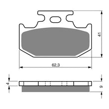 Load image into Gallery viewer, GOLDfren Brake Pads GF001 - S3