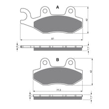 Load image into Gallery viewer, GOLDfren Brake Pads Off-Road Racing GF002 - K5 (PR46)