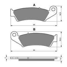 Load image into Gallery viewer, GOLDfren Brake Pads Off-Road Racing GF004 - K5 (PR42)