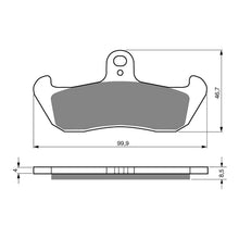 Load image into Gallery viewer, GOLDfren Brake Pads Off-Road Racing GF006 - K5 (PR113)