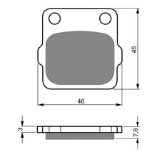 Load image into Gallery viewer, GOLDfren Brake Pads GF007 - S3