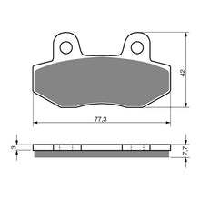 Load image into Gallery viewer, GOLDfren Brake Pads Sintered Sports GF011 - S3 (PH27)