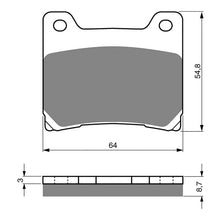 Load image into Gallery viewer, GOLDfren Brake Pads Sintered Sports GF015 - S3 (PH28)