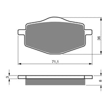 Load image into Gallery viewer, GOLDfren Brake Pads Off-Road Racing GF018 - K5 (PR31)